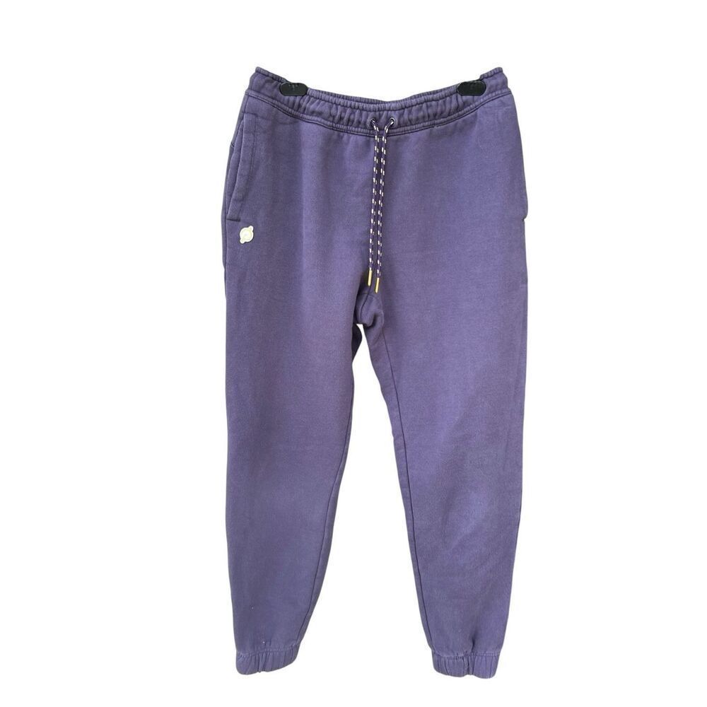 Peloton Heavyweight Chic Jogger Purple small  Fleece Logo Workout Gym sweatpants